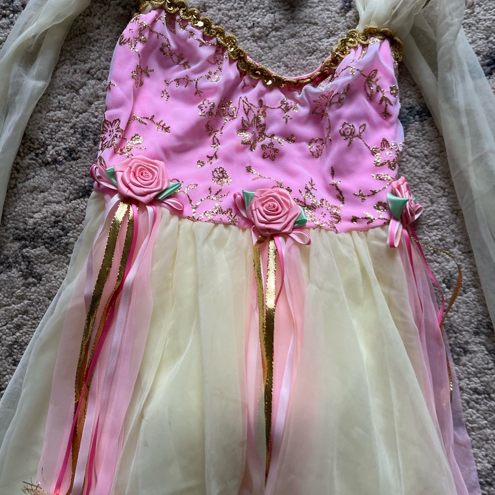3/$50 Costume Gallery Pink & Yellow Dance Costume - Picture 2 of 4